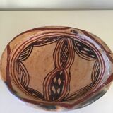 Plat en terre cuite ancien  de kabylie