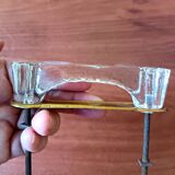 5 antique glass handles