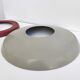 Ceiling lamp opaline glass and metal space age