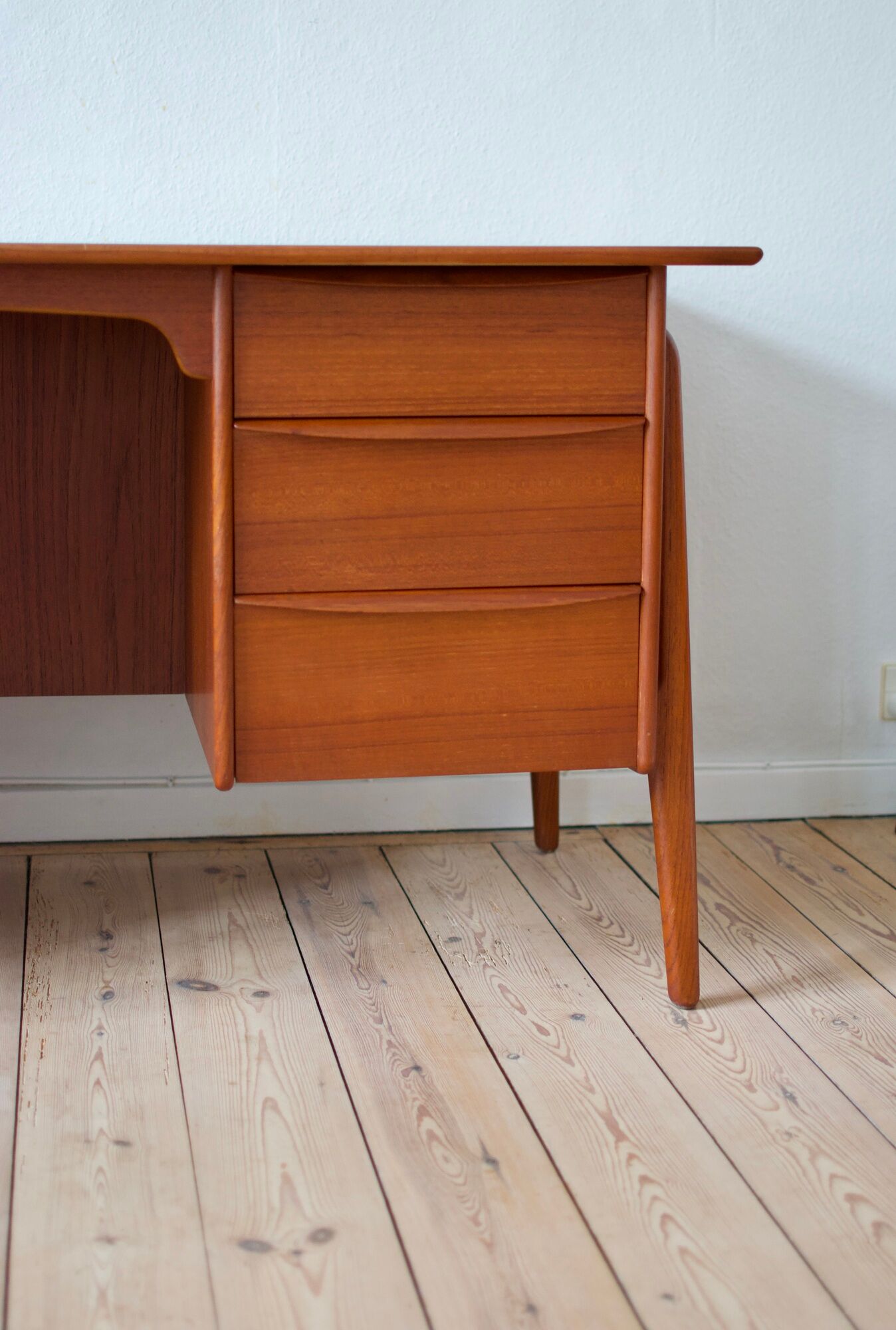 Danish executive teak desk, Svend Aage Madsen, 1960s