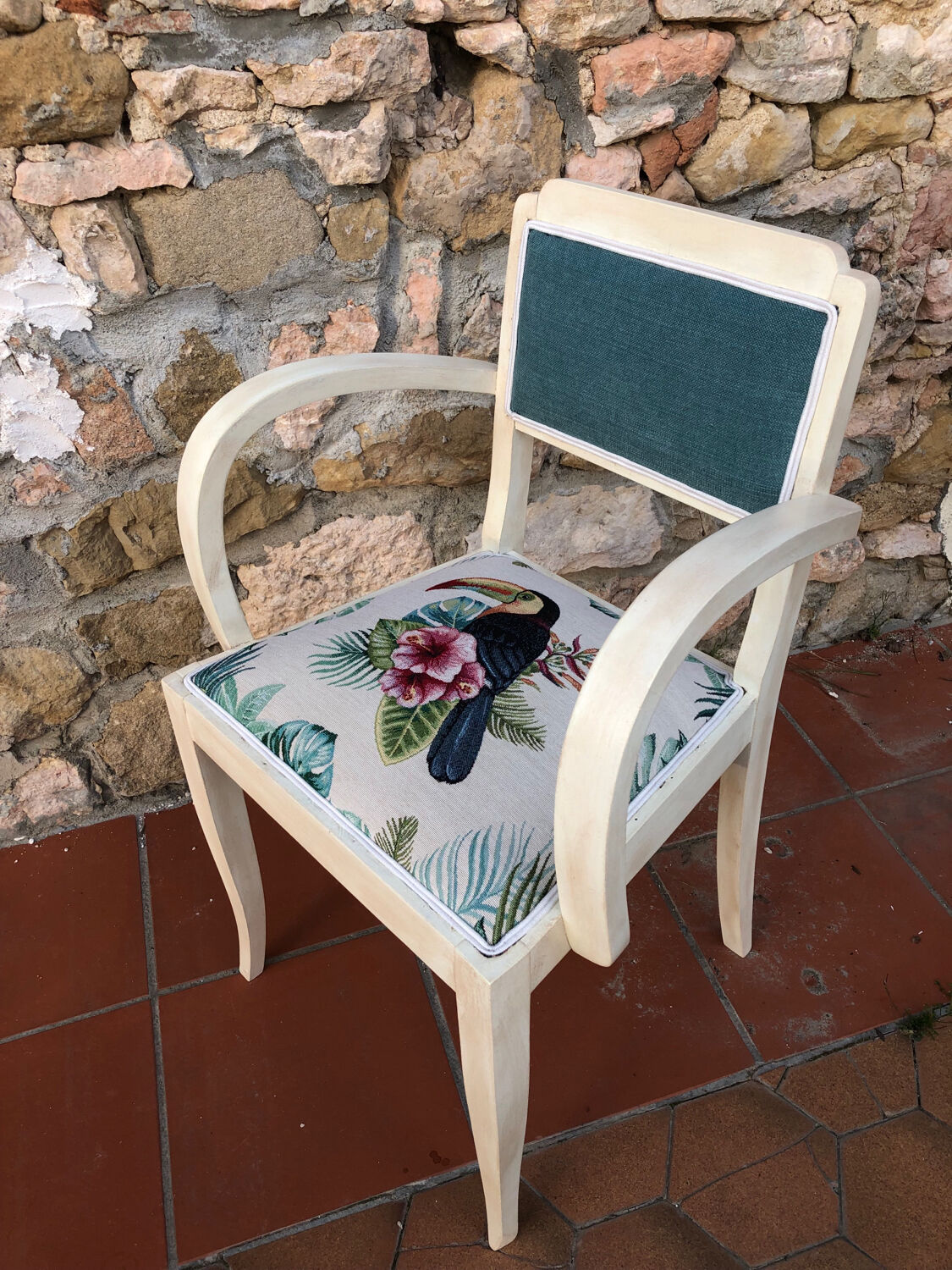 Pair of bridge armchairs