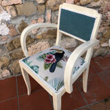 Pair of bridge armchairs