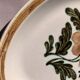 Large oval floral Gien dish