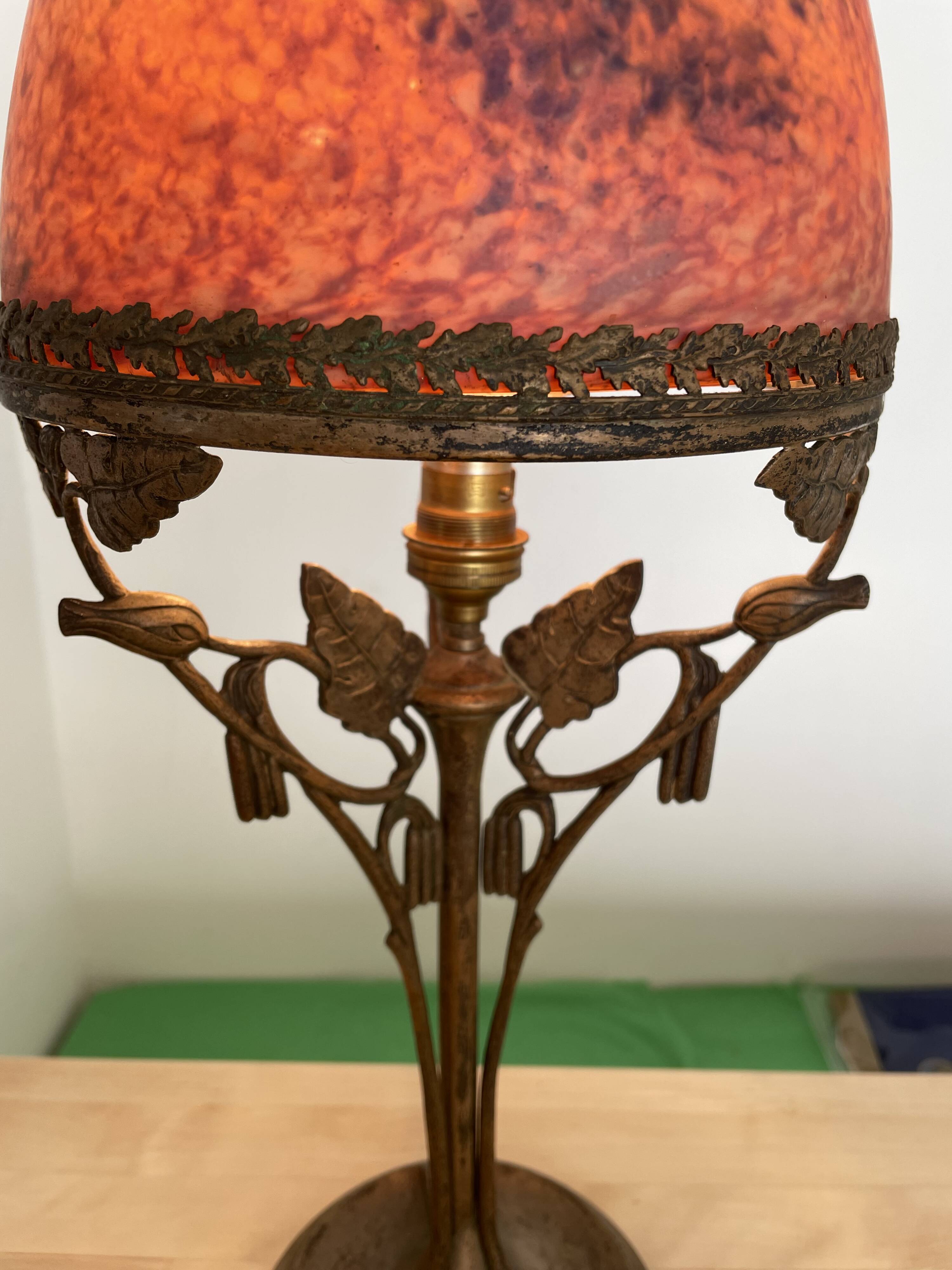Art Nouveau style lamp