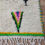 Handmade wool Berber rug 260 X 135 CM