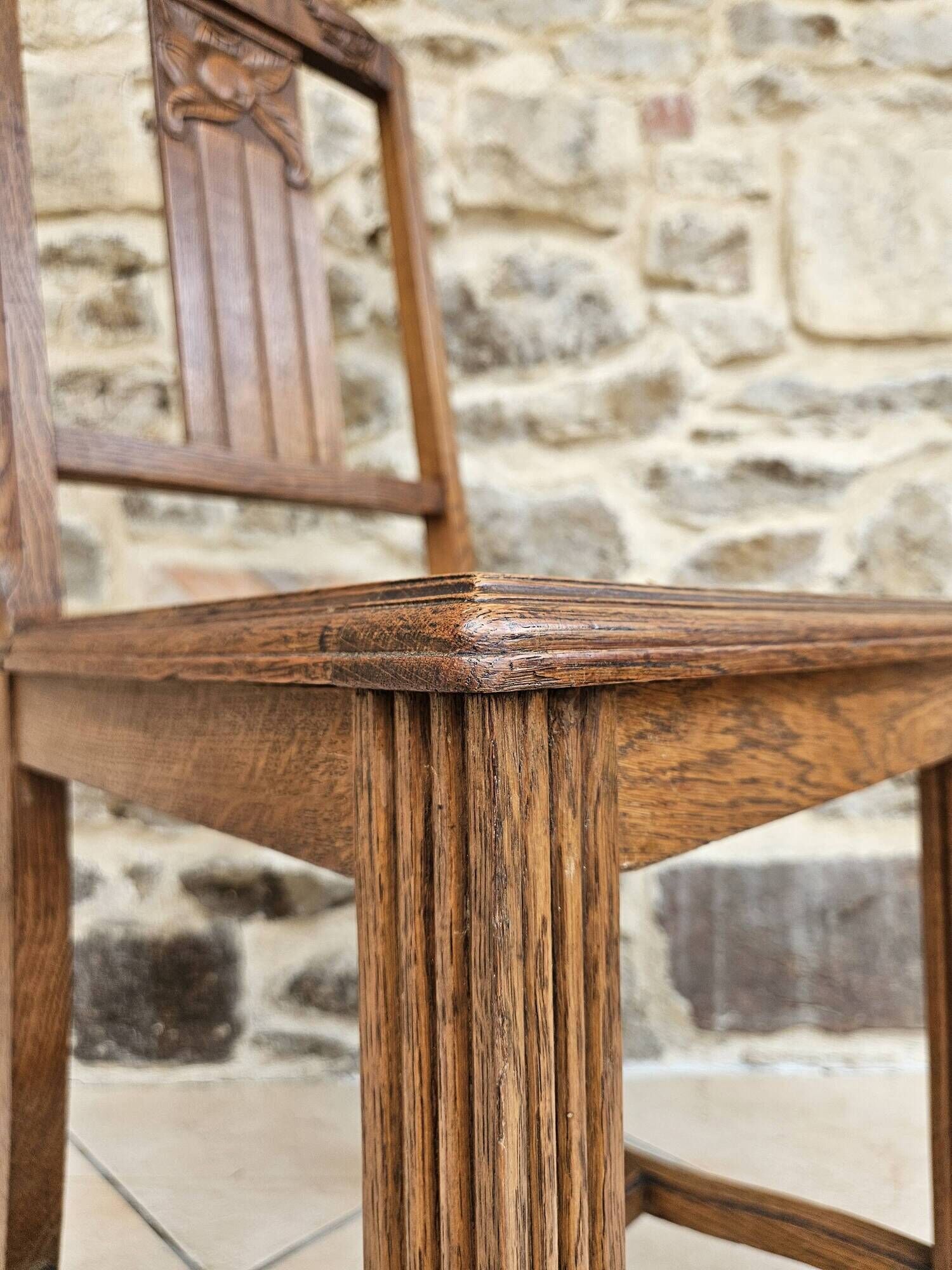 6 chaises art déco