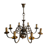 Pewter chandelier