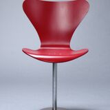 Vintage auditorium chairs Arne Jacobsen Butterfly by Fritz Hansen 1960
