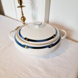 Christofle Pavillon soup tureen for Limoges Model Iriana Blue