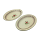 Paire de raviers Sarreguemines modele armelle decor main