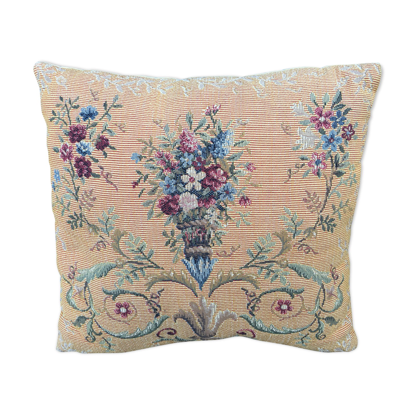 Jules Pansu vintage tapestry cushion