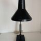 Lampe vintage 1970 d'architecte Twist noire bureau - 70 cm