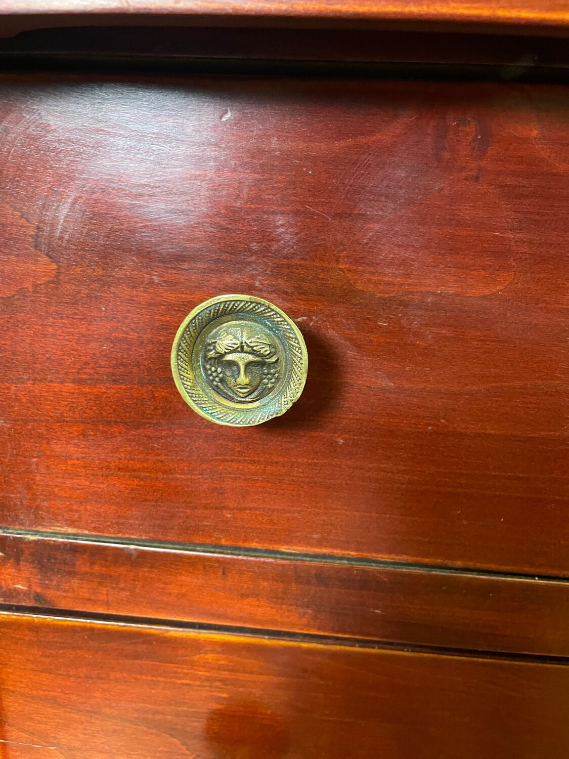 Commode de Style Empire à colonnes détachées