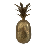 Solid brass pineapple container
