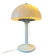 White Space Age Mushroom Table Lamp Dijkstra