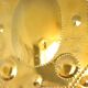 Single mid-century Swedish brass sconce for two candles