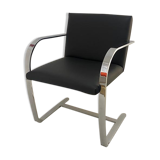 Brno Flat Bar Side Chair Designed by Ludwig Mies van der Rohe edited by Knoll