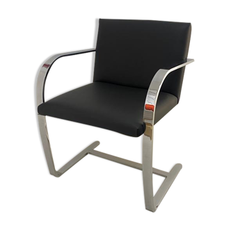 Brno Flat Bar Side Chair Designed by Ludwig Mies van der Rohe edited by Knoll