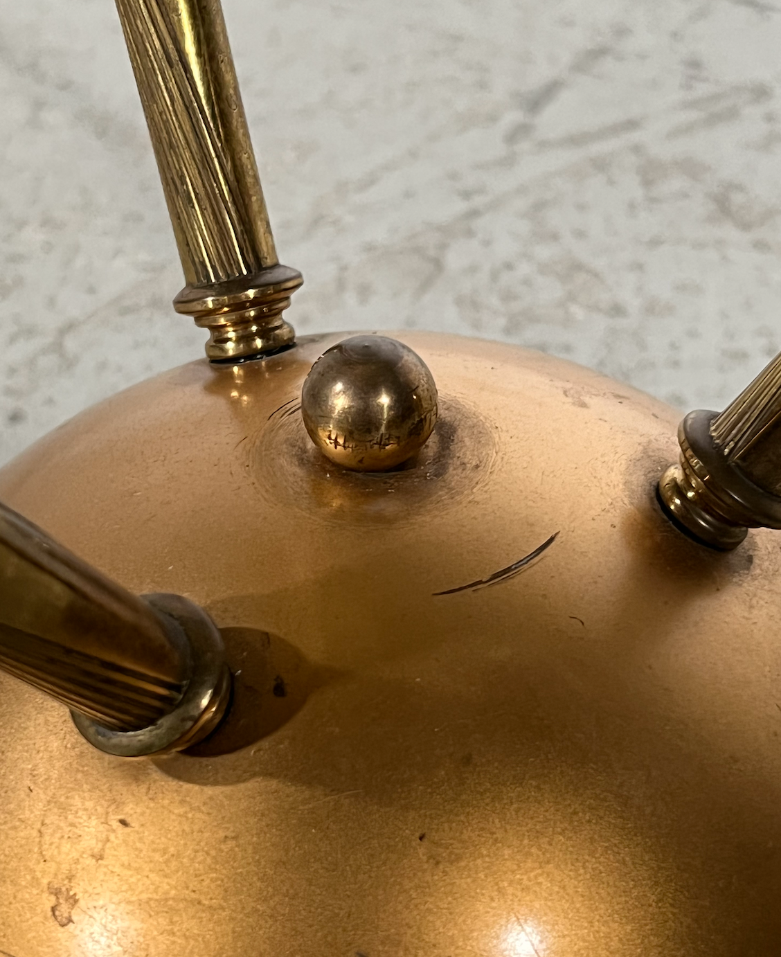 Lampadaire 3 feuilles, années 70