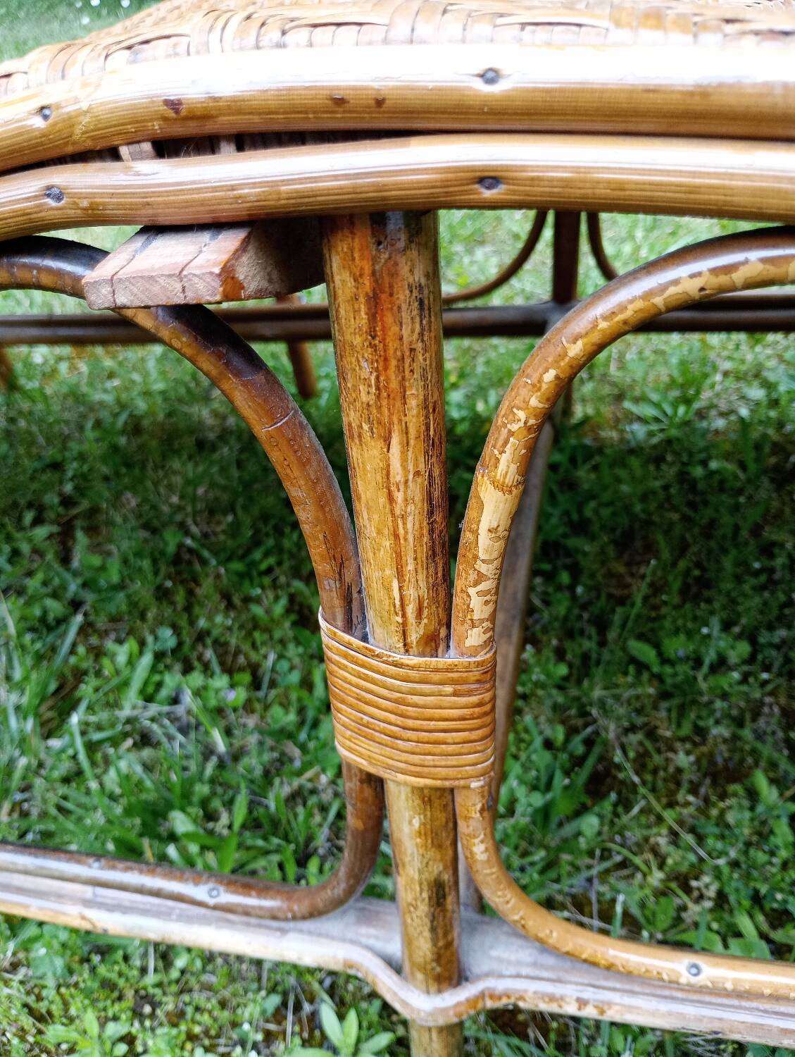 Old lounge chair