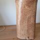 Large vintage glazed terracotta lamp base