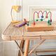 Wooden labyrinth abacus