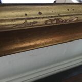 Octagonal mirror 78x58cm