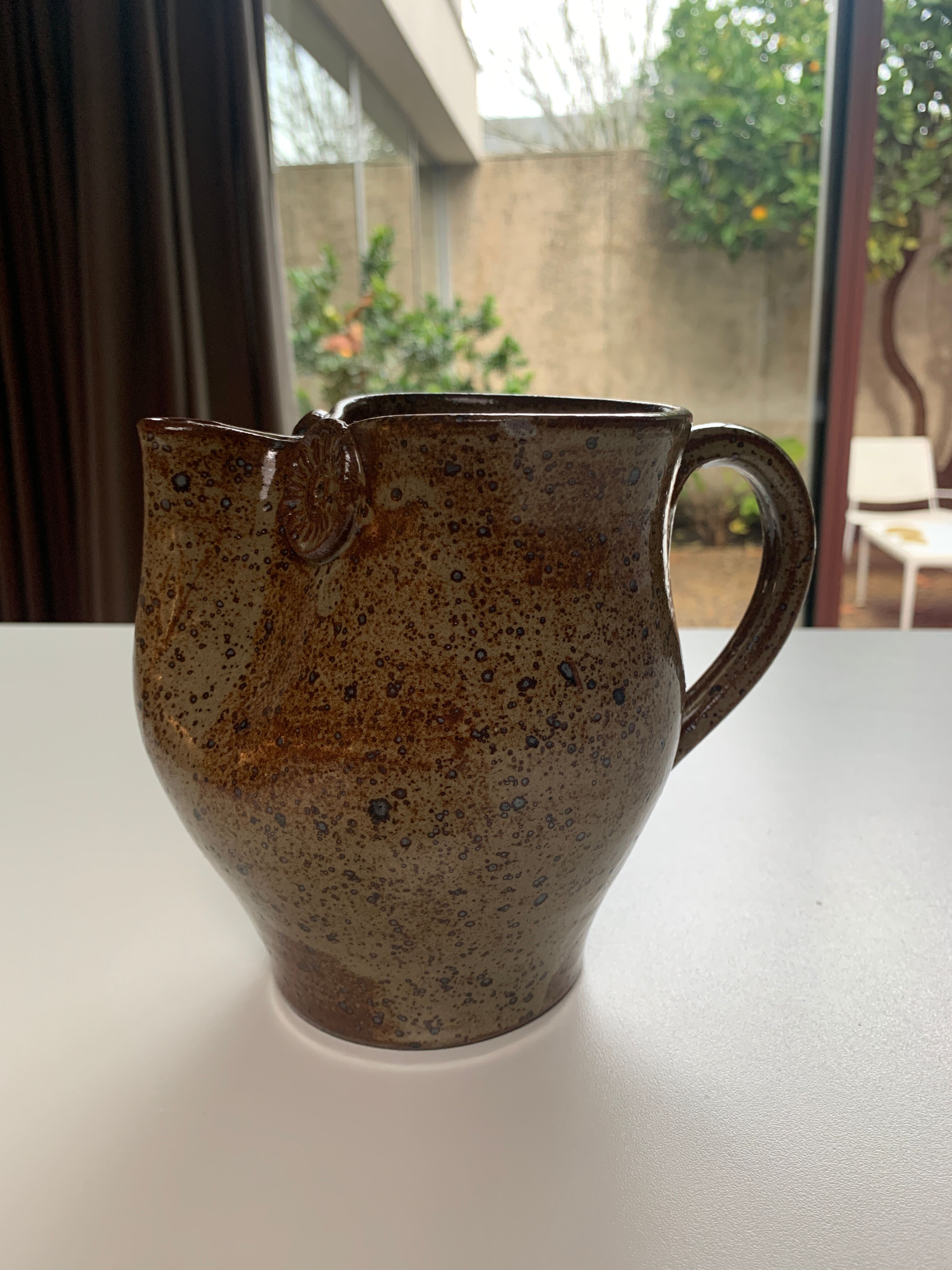 Anthropomorphic pitcher representing an owl