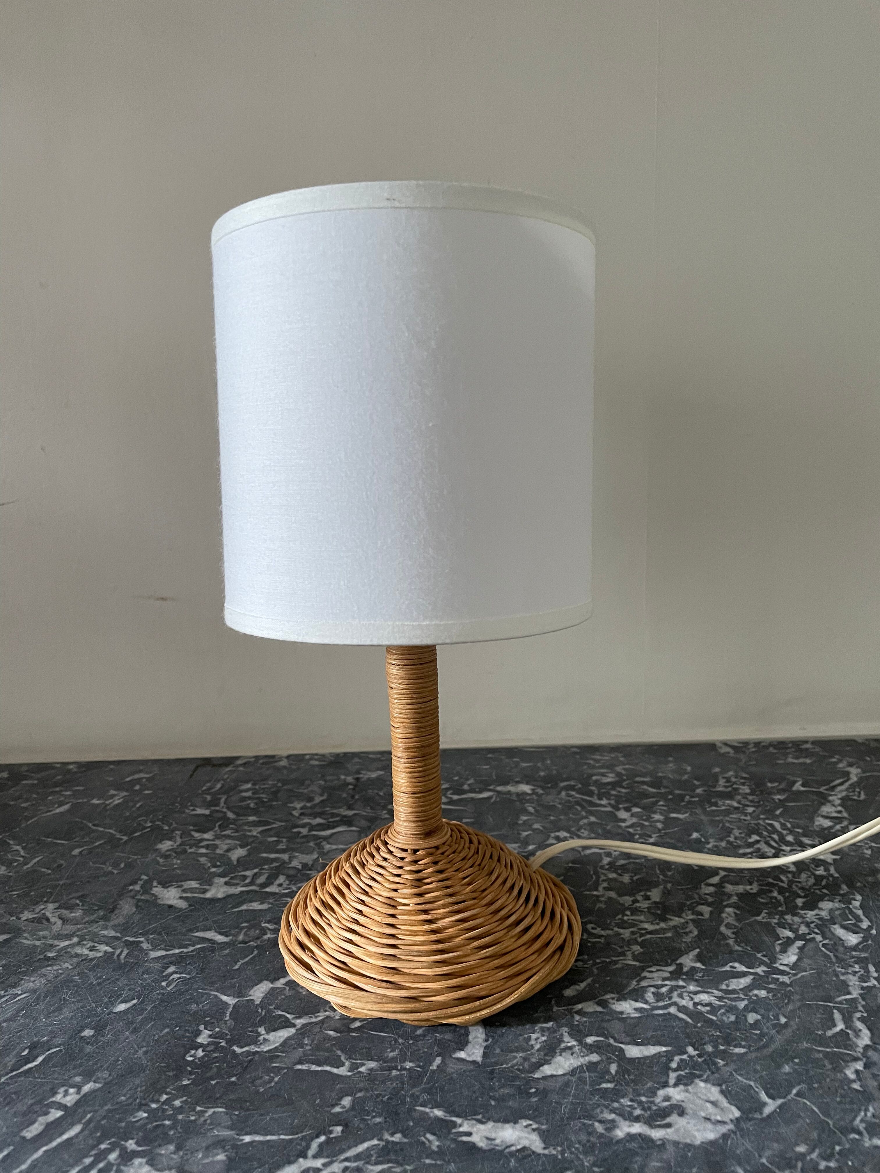 Lampe rotin