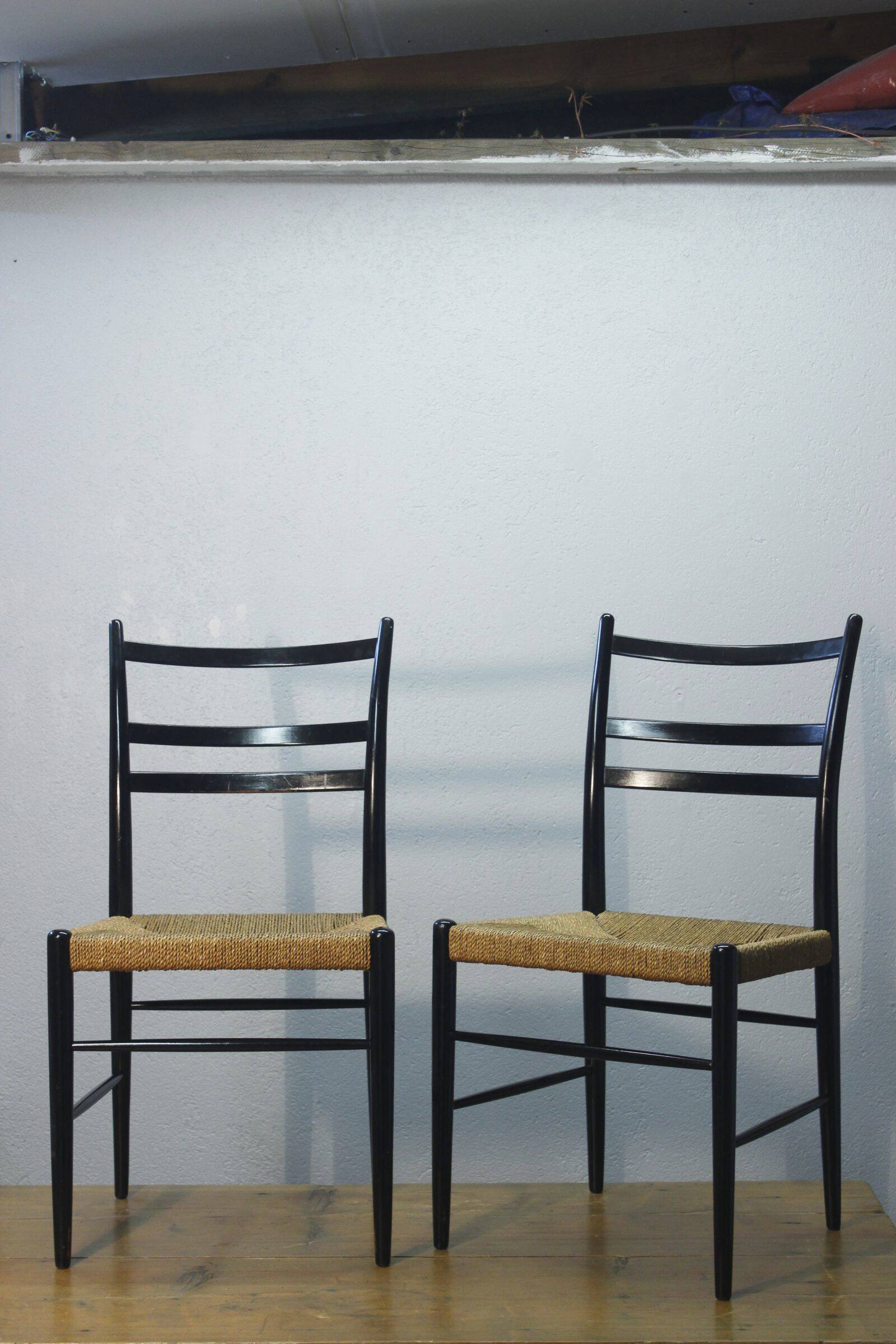 Pair of "Gracell" chairs designed by Yngve Ekström, Gemla Möbler 1950s