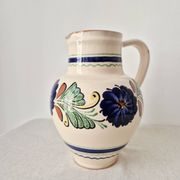 Pichet à eau, vase en grès vintage de style portugais