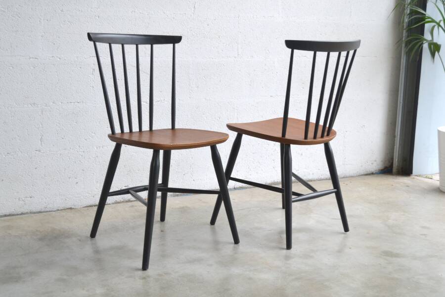 Series of six chairs Tapiovaara style