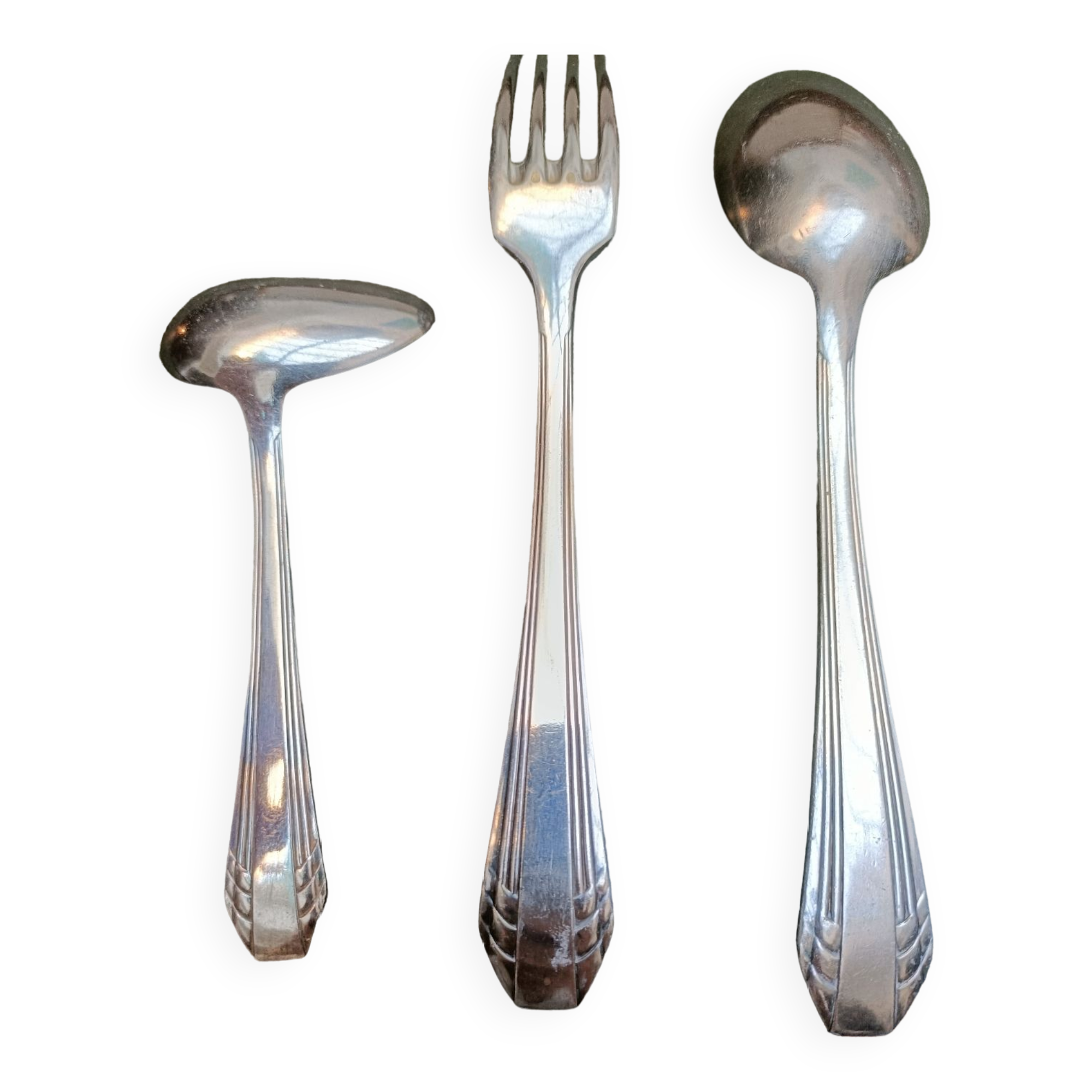 Set de couverts en métal argenté