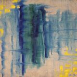 Abstract painting signed and dated 2009