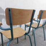 Paire de fauteuils de maître d'école