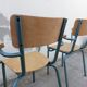 Pair of schoolmaster's chairs