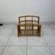 Vintage bamboo magazine rack