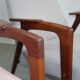 Pair of armchairs and rest foot "Ruster" by Yngve Ekstrom for Pastoe 1950s