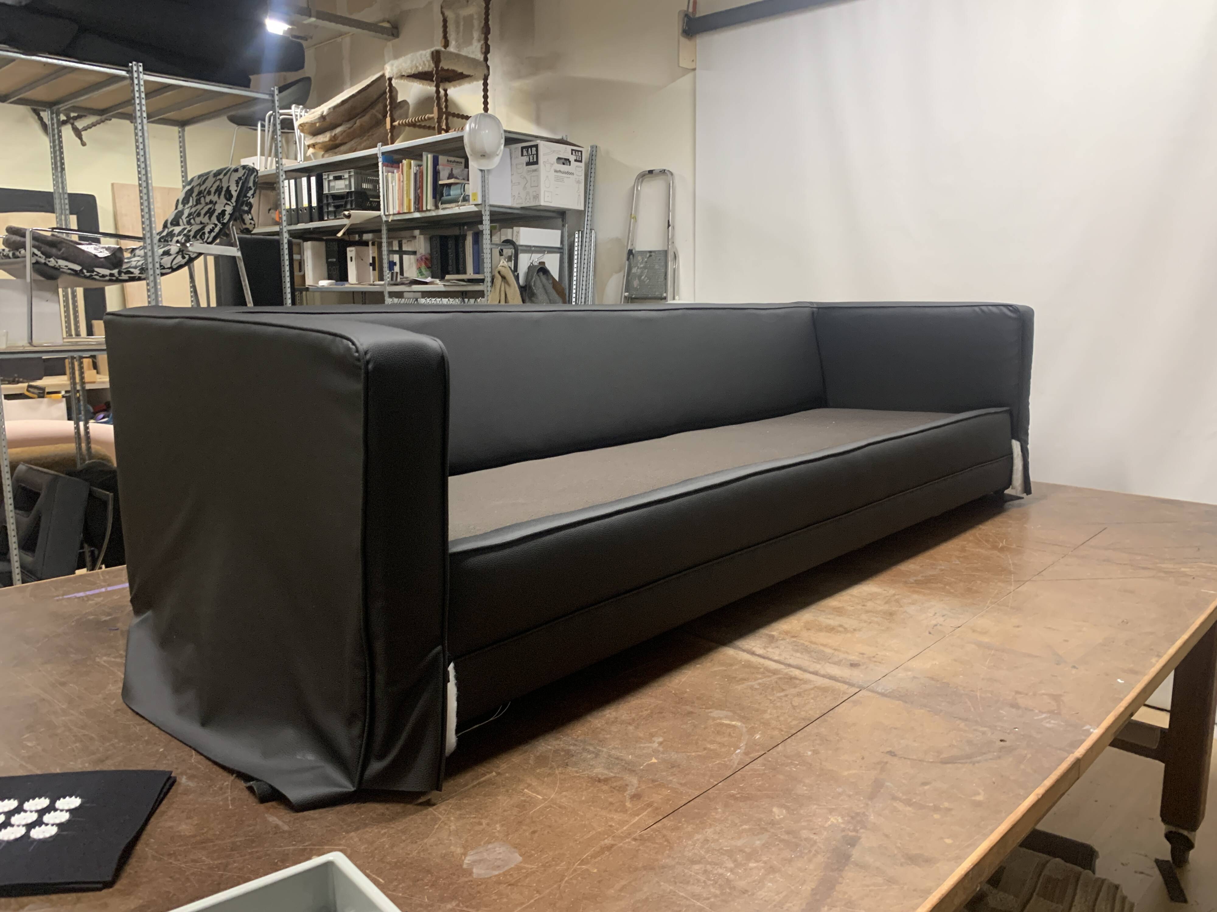 Early Artifort C905/3 three-seat sofa – restored and reupholstered – 1964