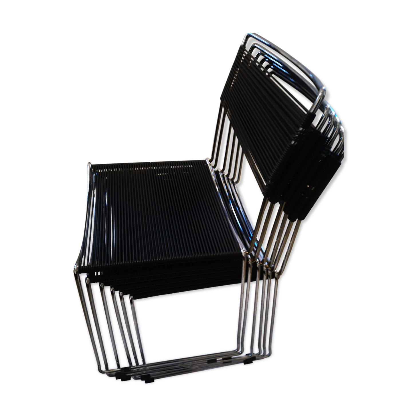 Vintage chairs scoubidou