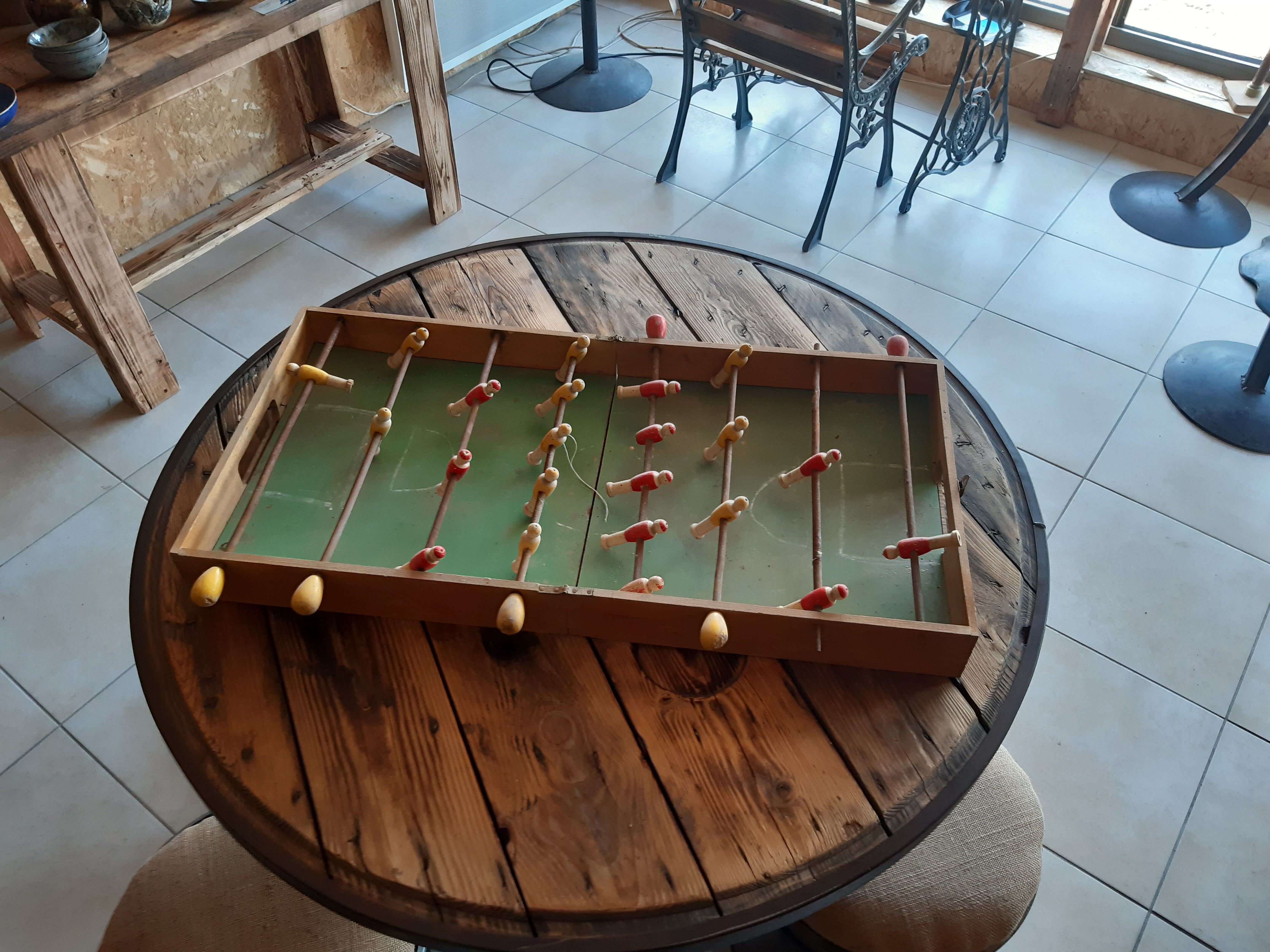 Folding table football year 50