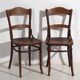 Antique Thonet-Mundus chairs (c.1920). Set of 2 pieces no. 2