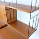 WHB shelf in teak, retro vintage style from the 60s-70s.
