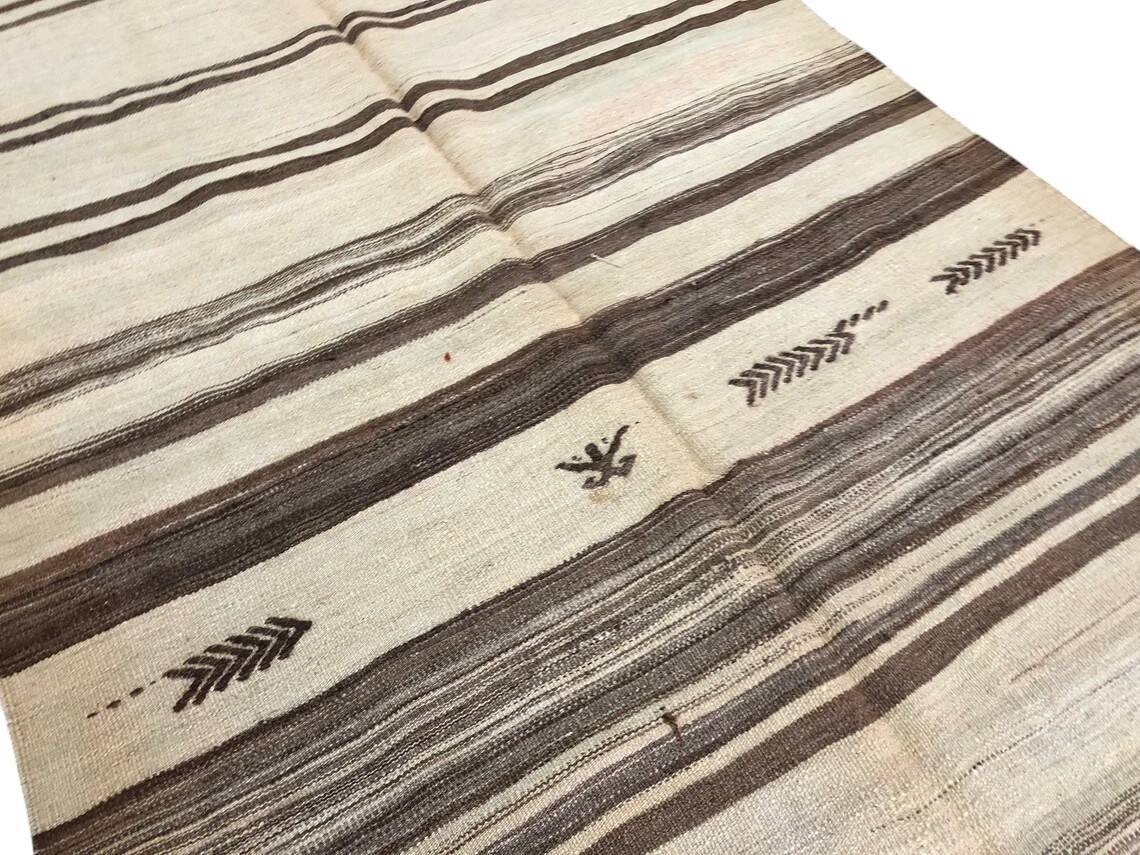 Oushak Vintage Neutral Wool Rug