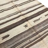 Oushak Vintage Neutral Wool Rug