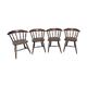 Beautiful series of 4 old western style chairs