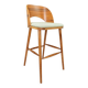Brasil Apple Green Granola Palisander Bar Stool