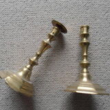 Paire de bougeoirs candélabre anciens style Louis XVI
