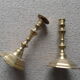 Pair of old Louis XVI style candelabra candle holders