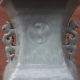 Chinese celadon vase (green porcelain), China, Daoguang period